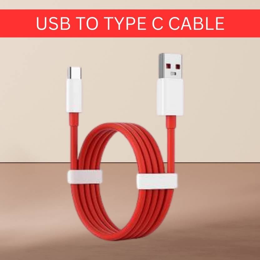 GUGGU USB Type C Cable 1 m Dash USB Type C Cable 1m Type-C, Fast Charging Cable Supports VOOC/WARP/DASHP491