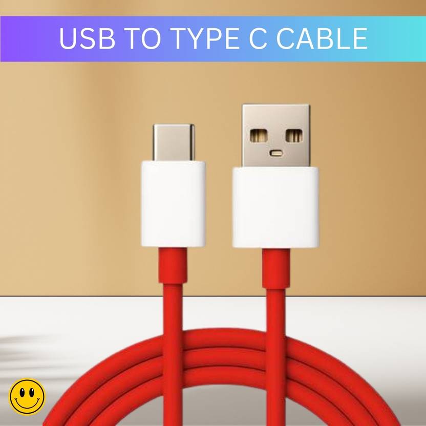 GUGGU USB Type C Cable 1 m Dash USB A to Type C Cable, Charger Cable Compatible for Dash,Vooc, WarpBW366