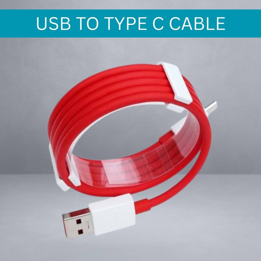 GUGGU USB Type C Cable 1 m Dash USB Type C Cable 1m Type-C, Fast Charging Cable Supports VOOC/WARP/DASHL262
