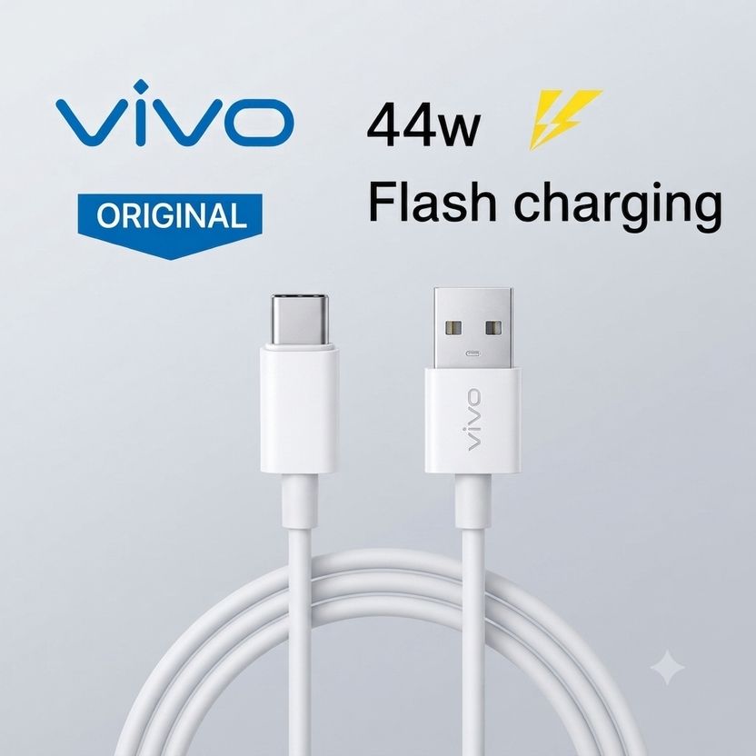 vivo 44W Type C Charger 3.5A 1m - Image 1