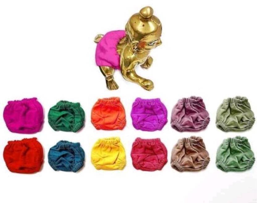 AJ ONSALE Laddu gopal ji nappy size 2to3no, pack of 12 Dress