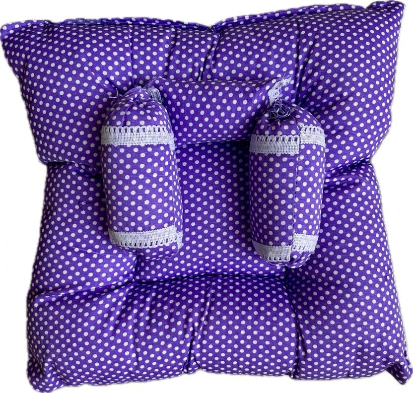 laddu Gopal Kanha ji laddu gopal summer cotton bed with three pillows (SIZE 0-6) Dress