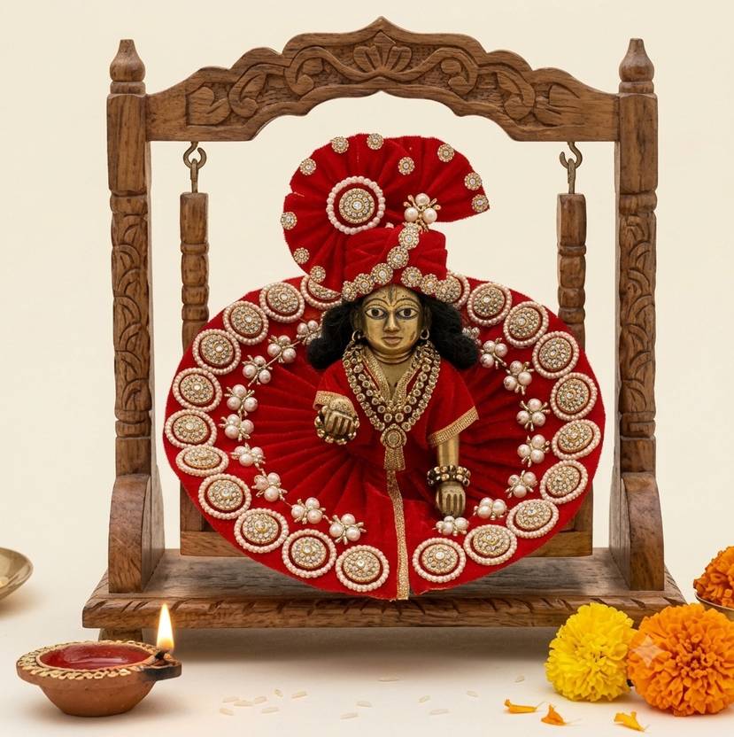 maheshwari innovations Kanha JI Poshak with Mukut for festivals Dress