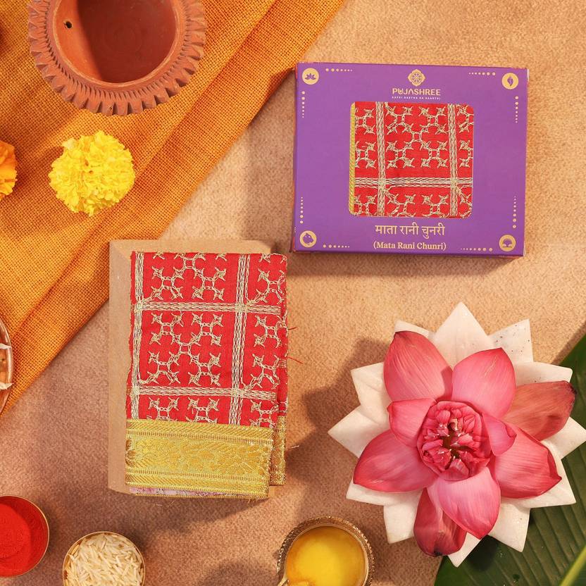 Pujashree Mata Rani Chunri, | Beautiful Chunri, | Decorative Chunri For Navratri | Dress