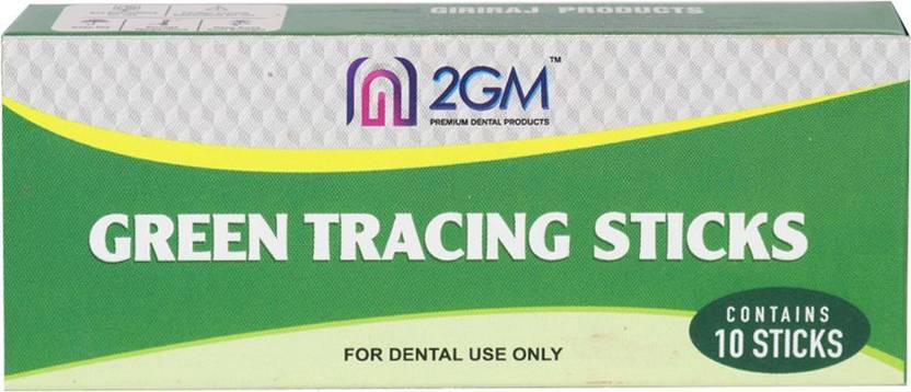 2GM Dental Green Tracing Sticks ( Pack of 10 Stick) Paraffin and Other Waxes