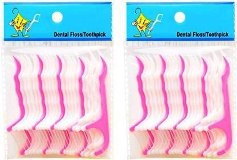 THE CAPACIOUS Dental Floss Tooth Pick for Teeth Cleaner Floss Thread Plastic Mouth Care