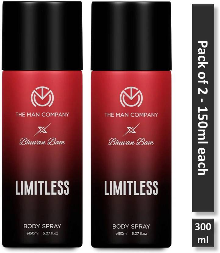 THE MAN COMPANY Limitless LongLasting Deodorant Body Spray Combo Pack
