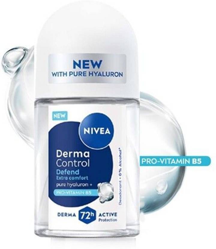 NIVEA Derma Control Defend Underarm Deo Roll-On for Women Deodorant Roll-on  -  For Women