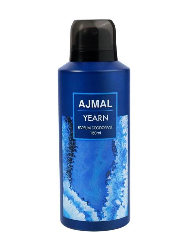 Ajmal Yearn Long Lasting Masculine Fresh Scent Deodorant Spray  -  For Men