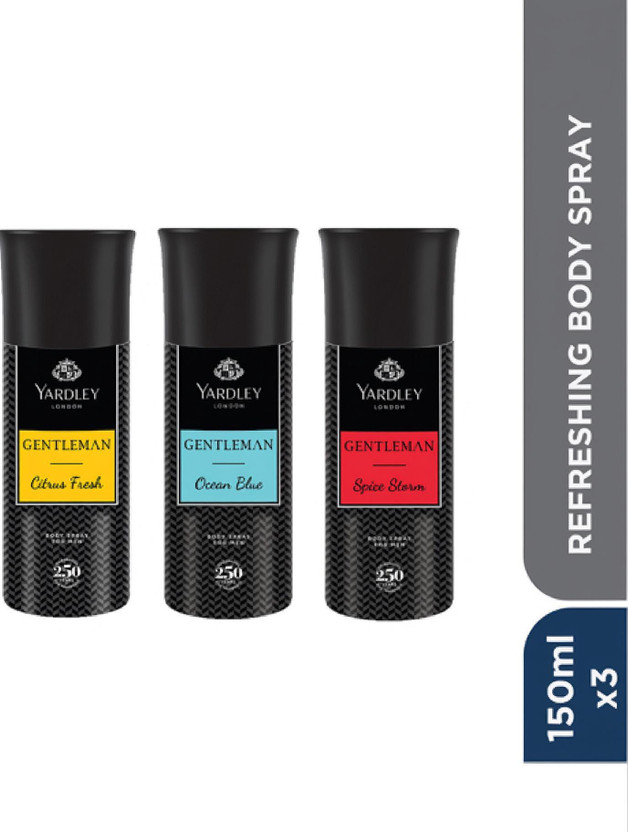 Yardley London Body Spray Tripack Body Spray - For Men - Price in India, Buy Yardley London Body Spray Tripack Body Spray - For Men Online In India, Reviews & Ratings