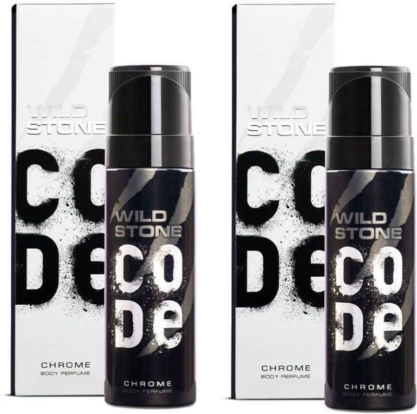 Wild Stone CODE Titanium & Chrome Body Spray (150 ml each) - Image 8