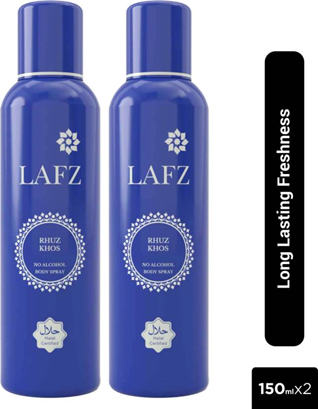 LAFZ Rhuz Khos Halal Body Spray, Long Lasting No Alcohol Deodorant Spray For Men Price in