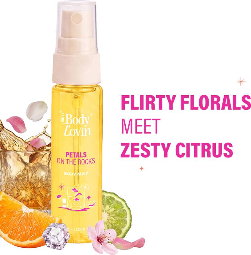 Plum BodyLovin' Petals On The Rocks Body Mist - For Men & Women