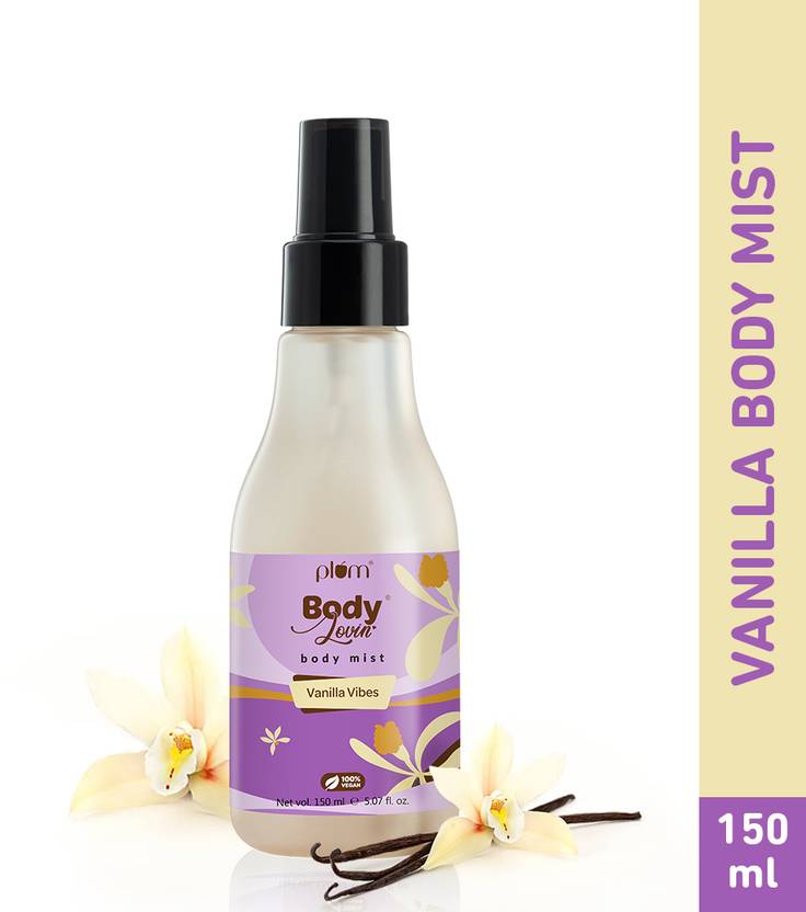 Plum BodyLovin' Vanilla Vibes Long Lasting Warm Vanilla Fragrance Perfume Spray Body Mist