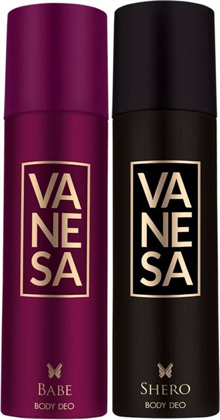 VANESA Babe and Shero Combo (Pack of 2) Deodorant Spray - For Women