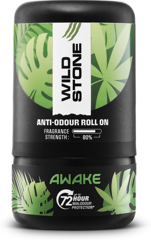 Wild Stone Awake Anti-Odour Roll On Beige - Image 1