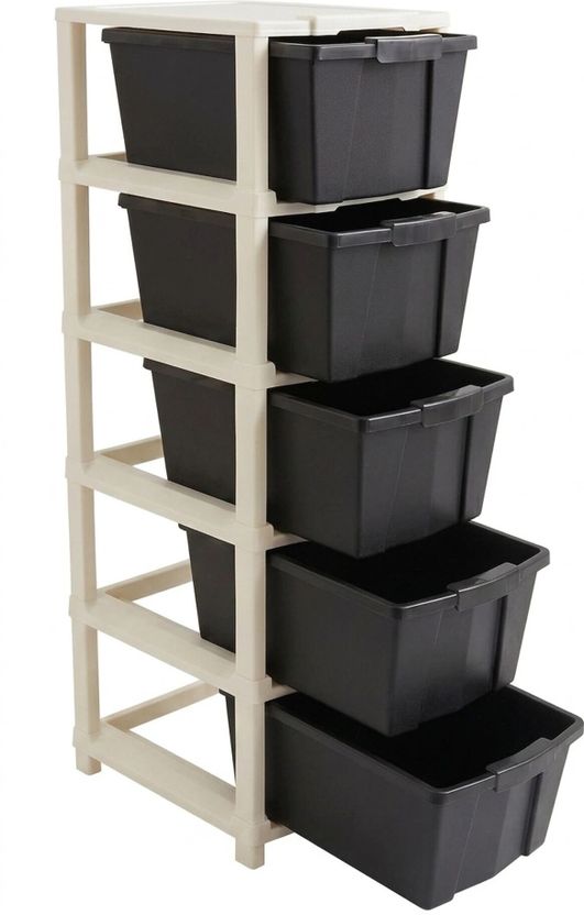 Pinkwhale 6 Compartment Plastic Cabinet (Multicolor) - Image 10