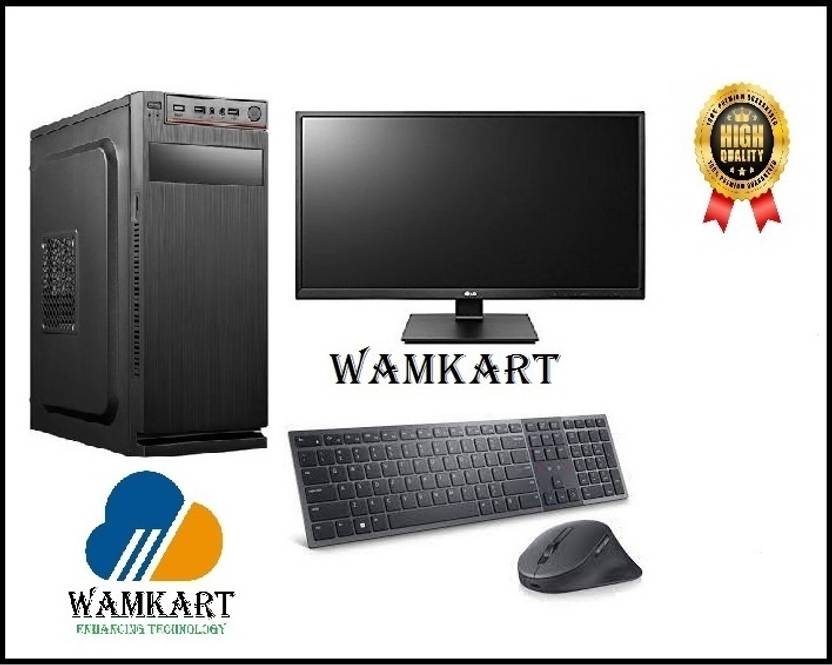 wamkart Core i3 (2nd Gen) (4 GB / 500 GB / Windows 10) Assembled Desktop Computer Price in India
