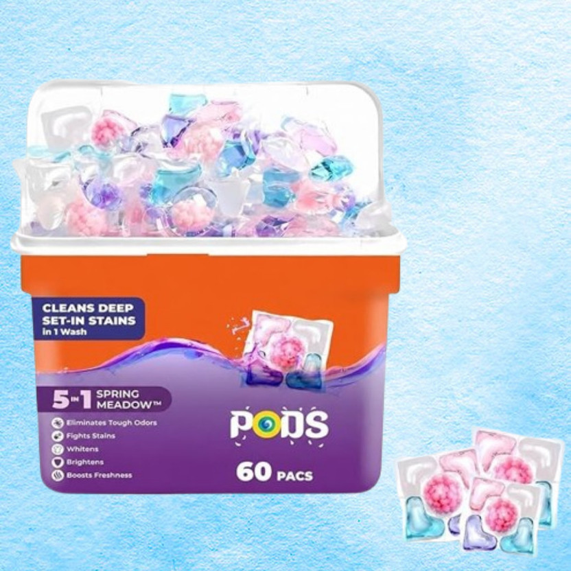 MAXISMART Advanced Spring Meadow Laundry Detergent Pods Deep