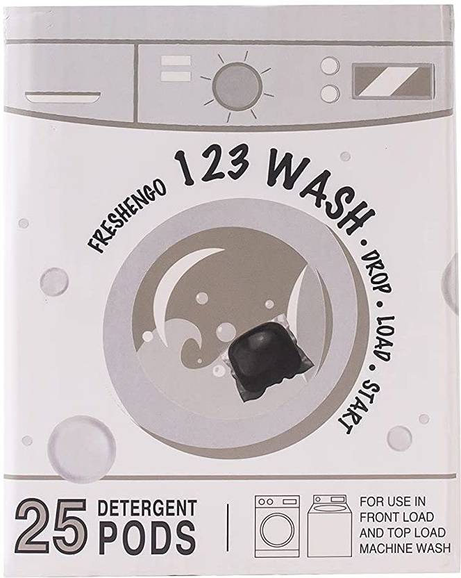 FRESHENGO 123 Wash Eco Laundry Detergent 25 Pods for Washing Machine 3