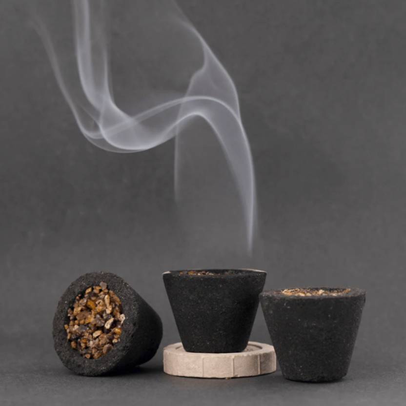 Holycone Natural Sambrani Dhoop Cups for Home Puja | Long-Lasting Aromatic Incense Guggul, Javadhu Dhoop