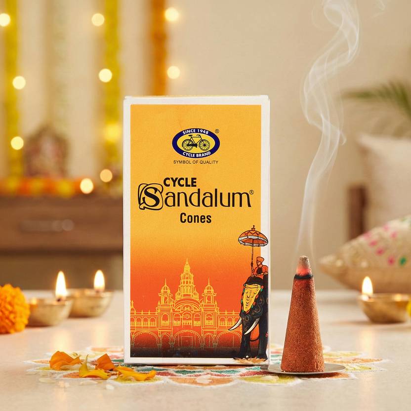 Cycle Pure Sandalum Incense Cones, 18N Sandal Dhoop