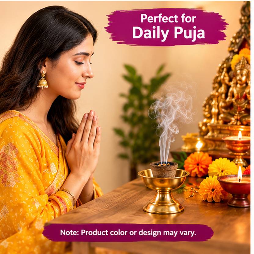Deepa Sambrani Dhoop Cups Sandalwood Traditional Puja Incense Home Temple Prayer God Guggul Dhoop