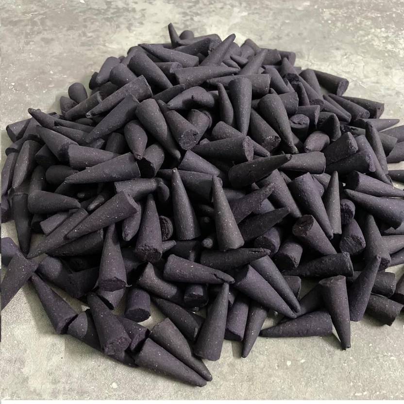 Holycone Lavender Big Dhoop Cones 100g Natural Incense Dry Cones for Pooja, Meditation Lavender Dhoop