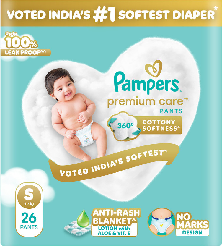 Pampers Premium Care Pant Diapers - S