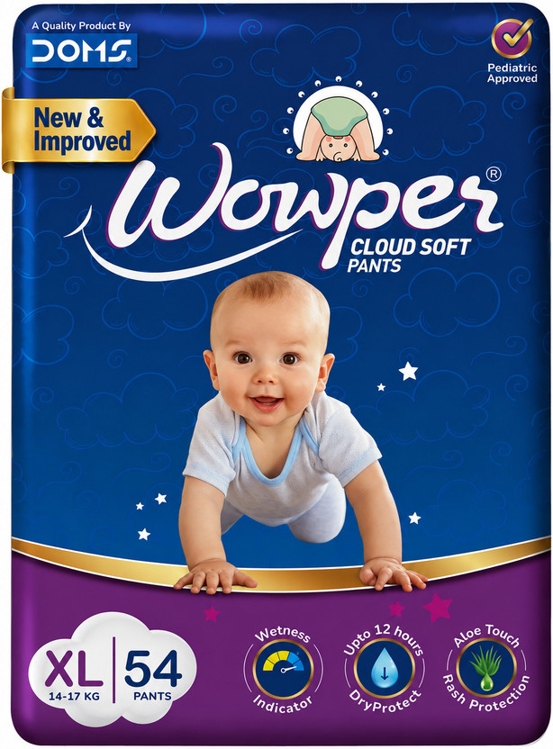 Wowper Super Soft with Aloe Touch Protection Pant Diapers - XL