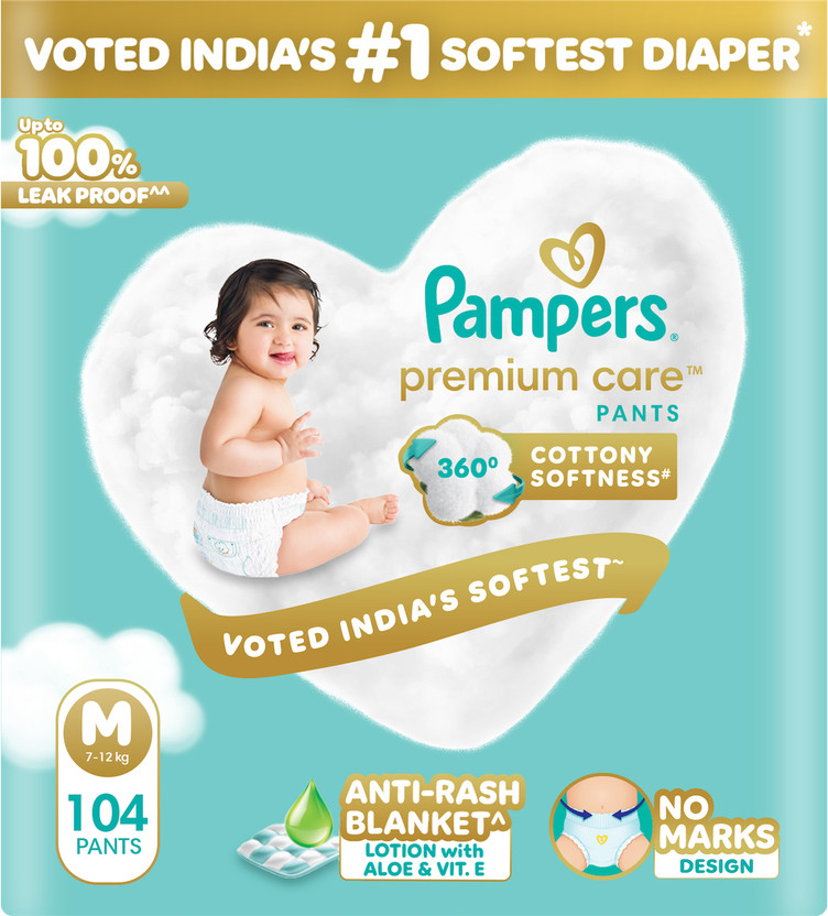 Pampers Premium Care Pant Diapers - M