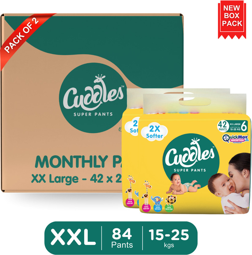 Cuddles - Super Pants 2X Softer Super Dry (Pack of 2) Pant
