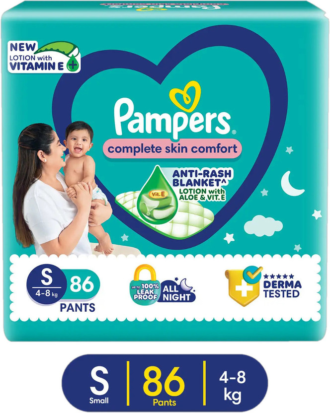 Pampers Complete Skin Comfort with VitaminE & Aloe Vera Lotion