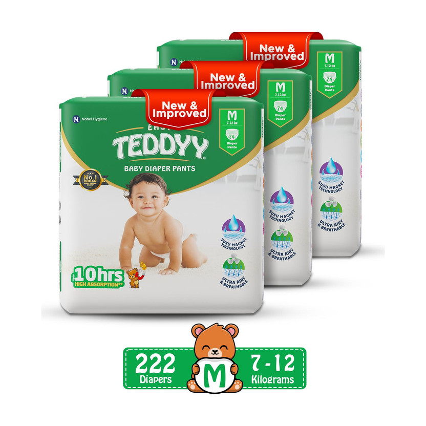 60 On Teddyy Pants Diapers 929s 234 Pants M 222 Pa