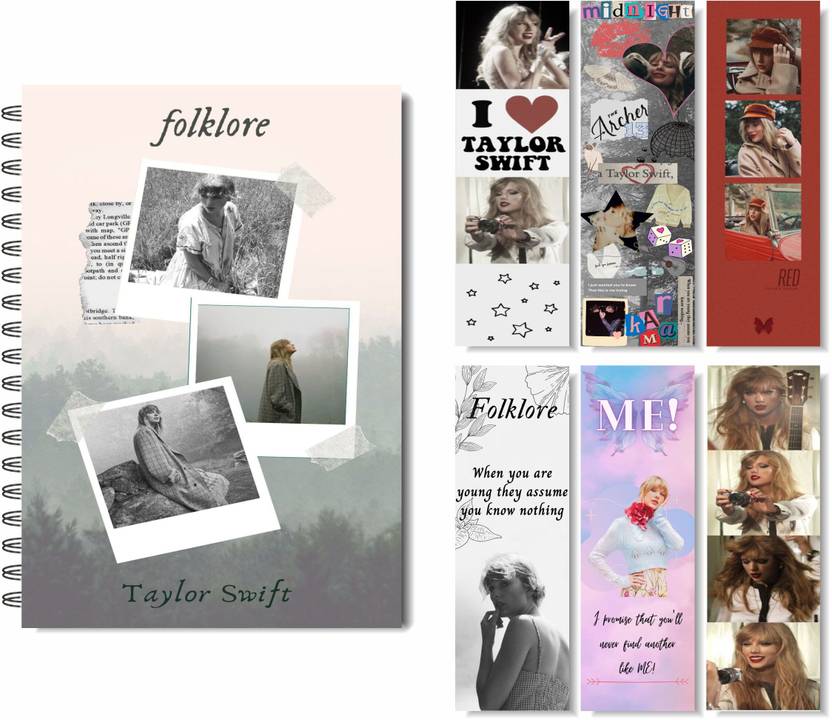 craft maniacs 2023 TAYLOR DIARY + FREEBIE COLLECTION A5 Notebook RULED 160 Pages Price in India