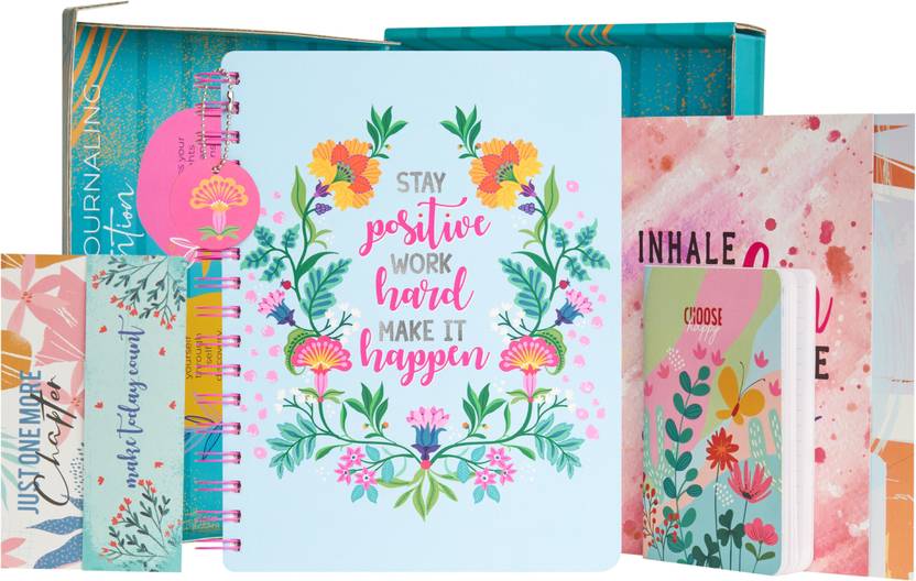 Doodle Start Anytime of the Year B5 Planner/Organizer Ruled 268 Pages (Happiness Mantra)