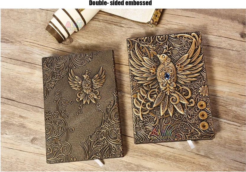 TATSAM Vintage Leather Diaries A5 Notebooks - Image 2
