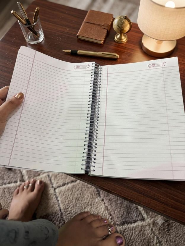 cike Pink 1500 Page A4 Notebook 5 Pack Pack of 5 - Image 2