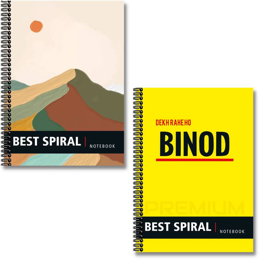 Best Spiral Notebooks 400 Pages UnRuled Notebook A4 Size Paper A4 Notebook UnRuled 400