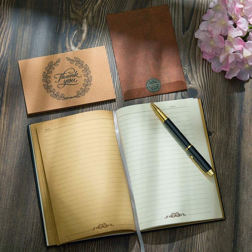 TATSAM Vintage Leather Diaries A5 Notebooks - Image 3
