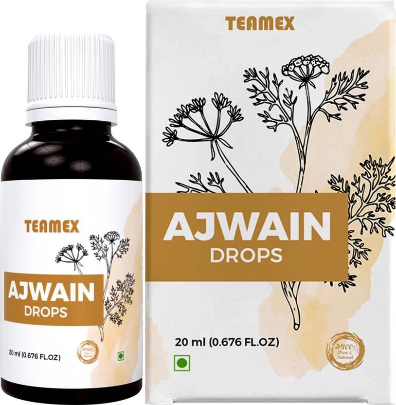 Teamex Ajwain Drops Effective For Digestive System, Use in Cough and Cold (Ayurvedic) Ajwain and