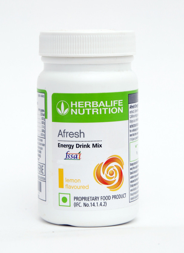 Herbal Nutrition Life NEW-AFRESH Energy Drink Mix - Lemon Flavor