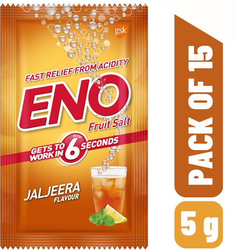 Eno Jaljira Flavour Digestive Antacid Fruit Salt 5gm (15 Sachet