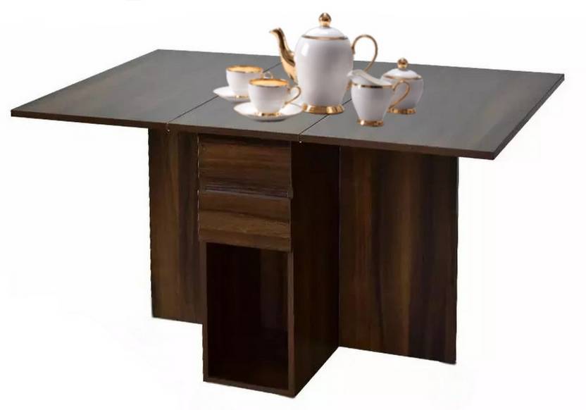 Old Wolf Furniture Engineered Wood 6 Seater Dining Table Price in India