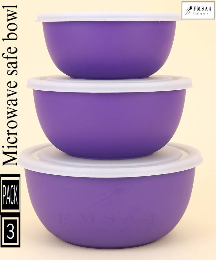 FMSA4 Stainless Steel, Polypropylene Serving Bowl microwave safe