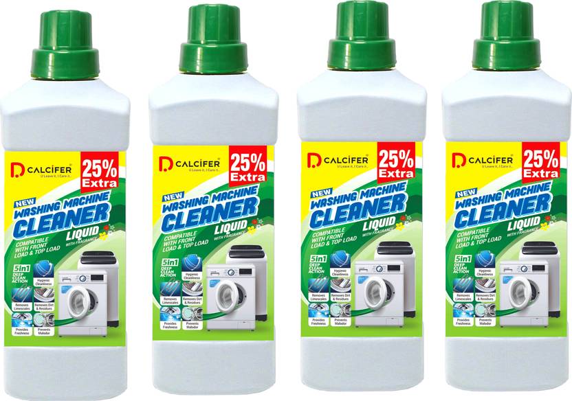 Dcalcifer Descale Washing Machine Cleaner Descaling Liquid Front & Top