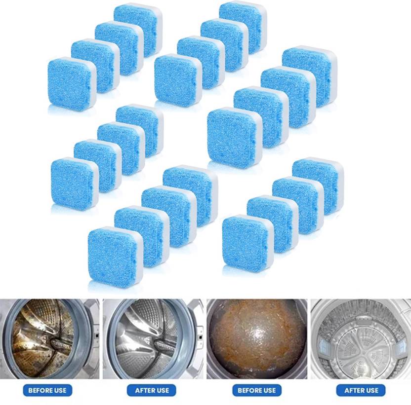 GOLDINKS 24 Tablet Washing Machine TubDrum Cleaning Descaler Powder