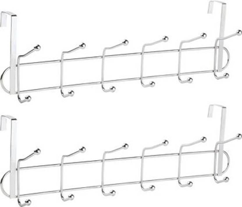 GRISHVA No Drill Over the Door Hook Hanger for Home and Office Door