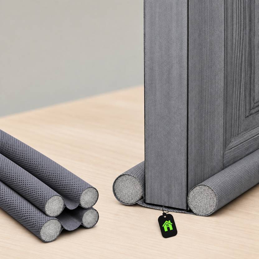 Ardour House Door Bottom Gap Sealing Strip Guard for Home, Sound-Proof Waterproof 42 inch, Durable Floor Mounted Door Sealing Strip Guard & Door Gap Filler (Pack of 3) Floor Mounted Door Stopper