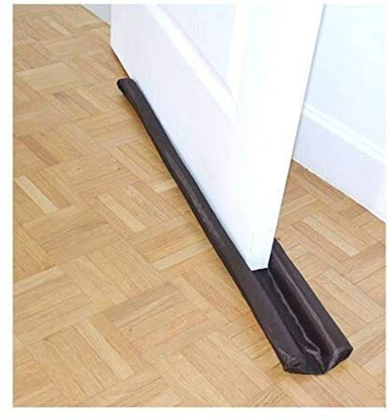 WebDealz TWIN DRAFT GUARD Durable Floor Mounted Door Sealing Strip Guard DSX1.255 Door Mounted Door Stopper